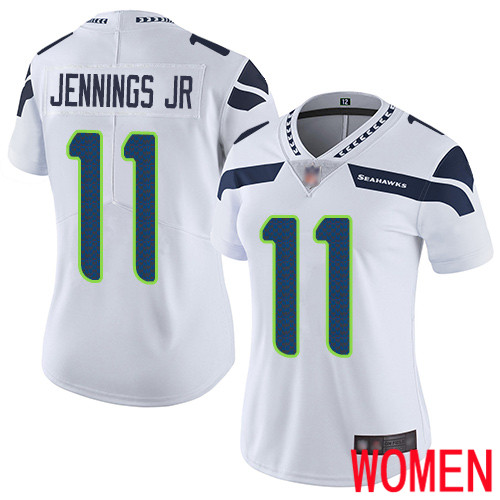 Seattle Seahawks Limited White Women Gary Jennings Jr. Road Jersey NFL Football #11 Vapor Untouchable